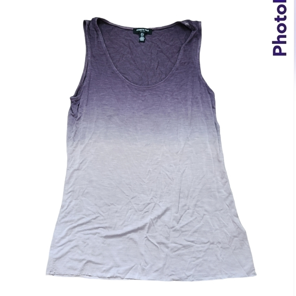 Kenneth Cole Ombre Purple Tank Top